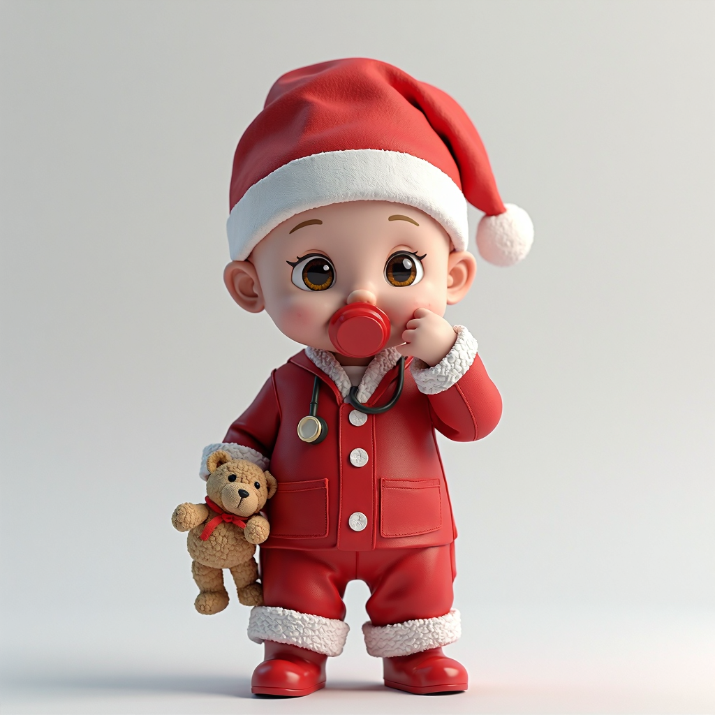 Toddler Santa Claus Figurine free 3D printable STL