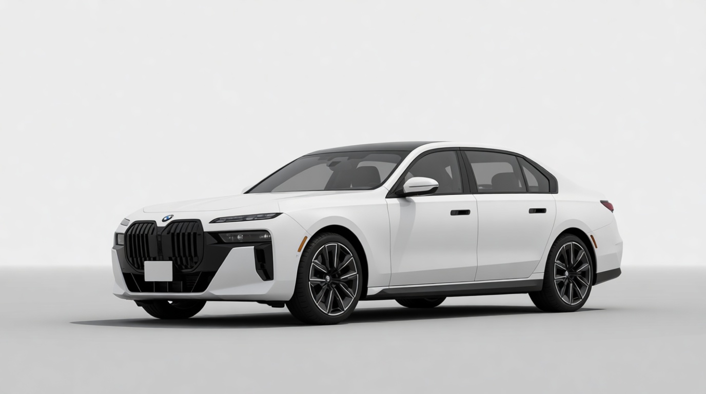 BMW i7 Sedan Model free 3D printable STL