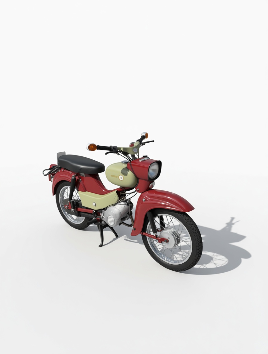 Honda Super Cub Model free 3D printable STL
