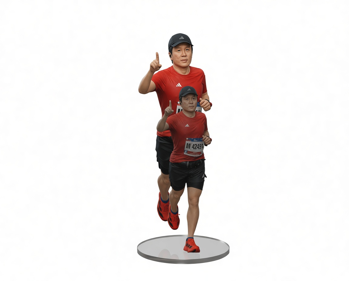 Marathon Runner Figurine free 3D printable STL