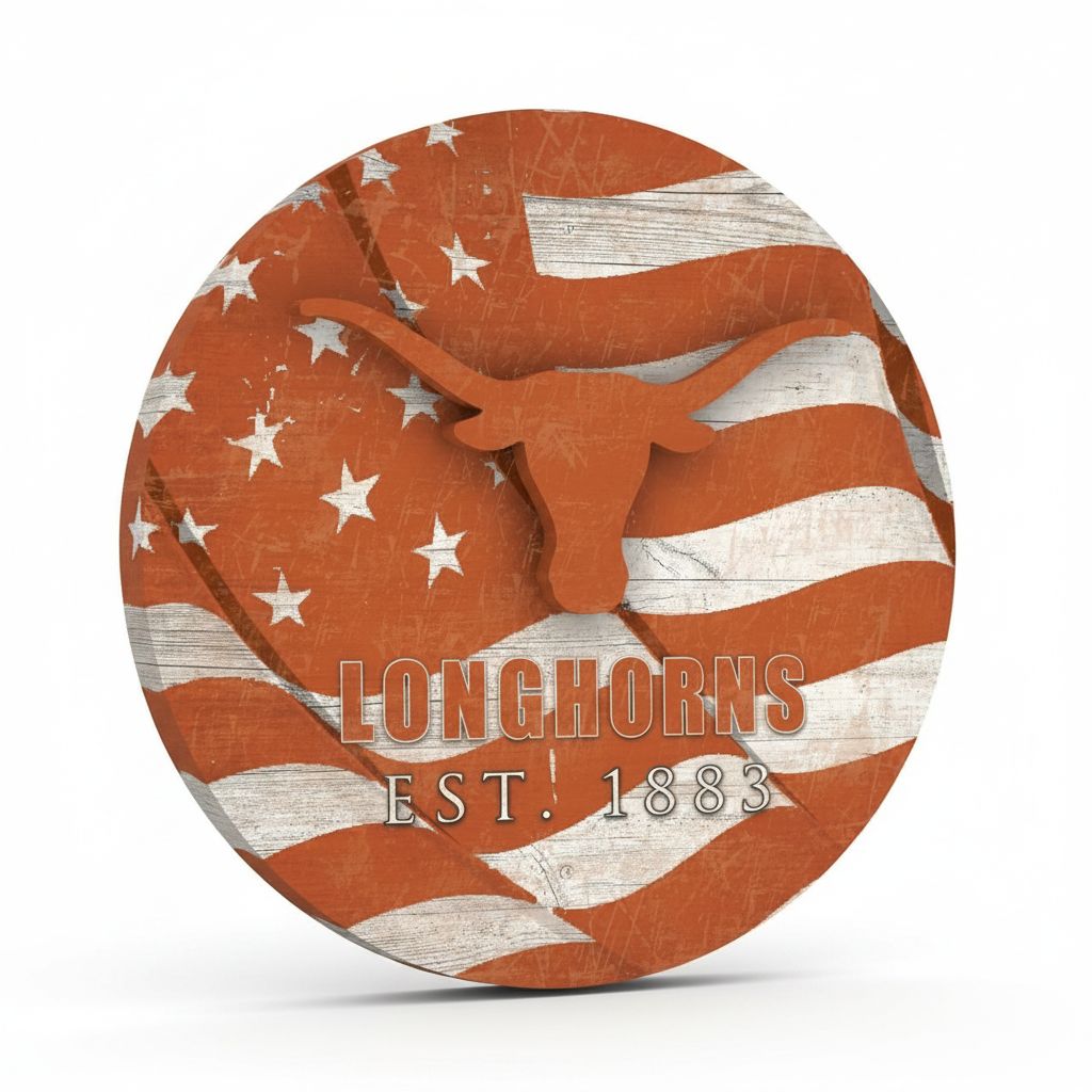 Texas Longhorn Wall Plaque free 3D printable STL