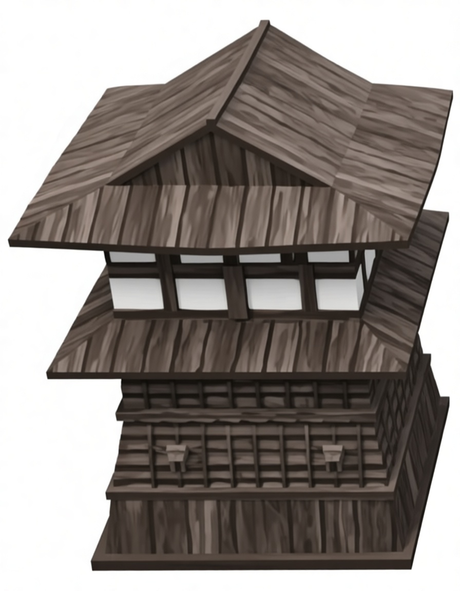 Japanese Pagoda Model free 3D printable STL
