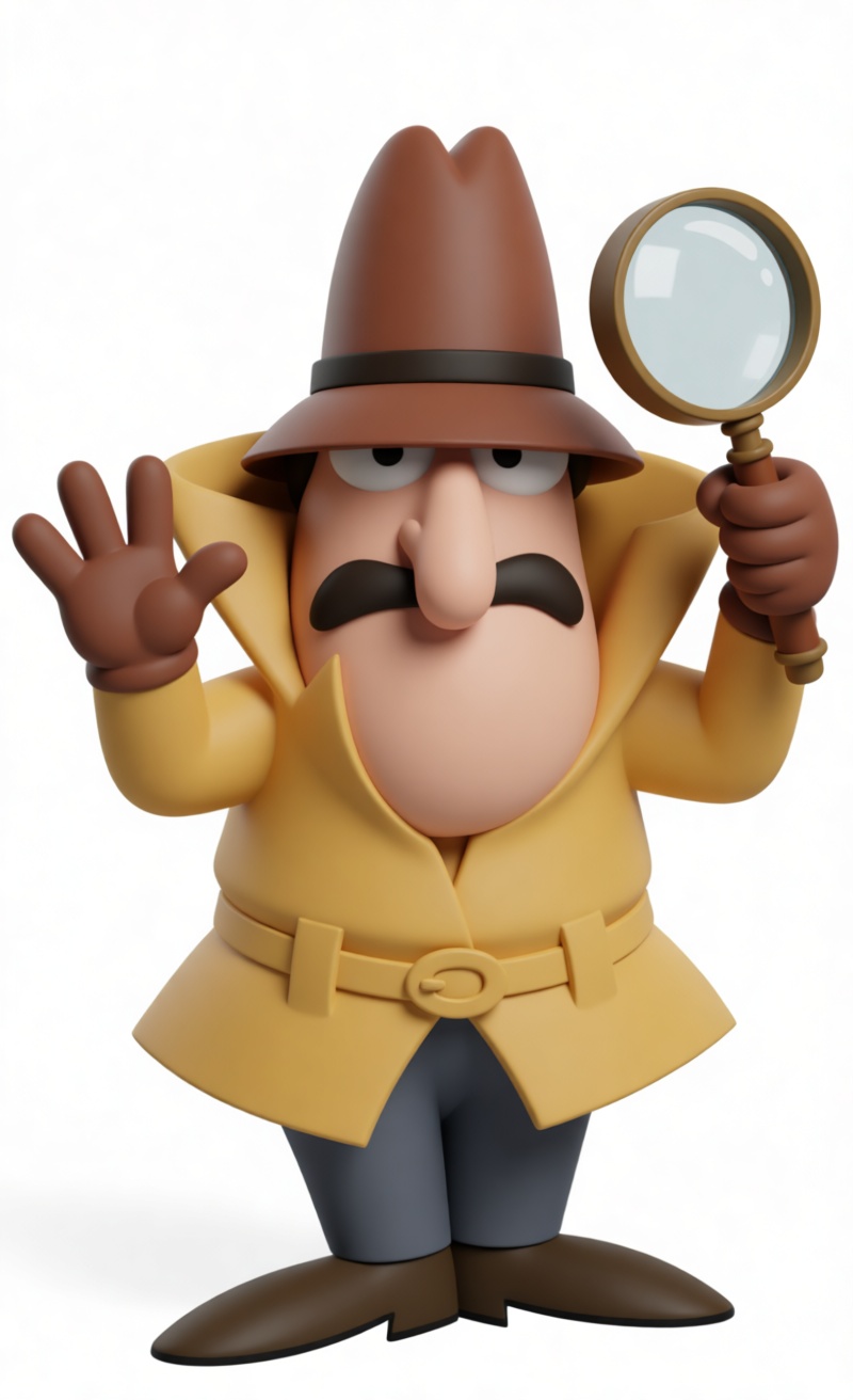 Inspector Gadget Figurine free 3D printable STL