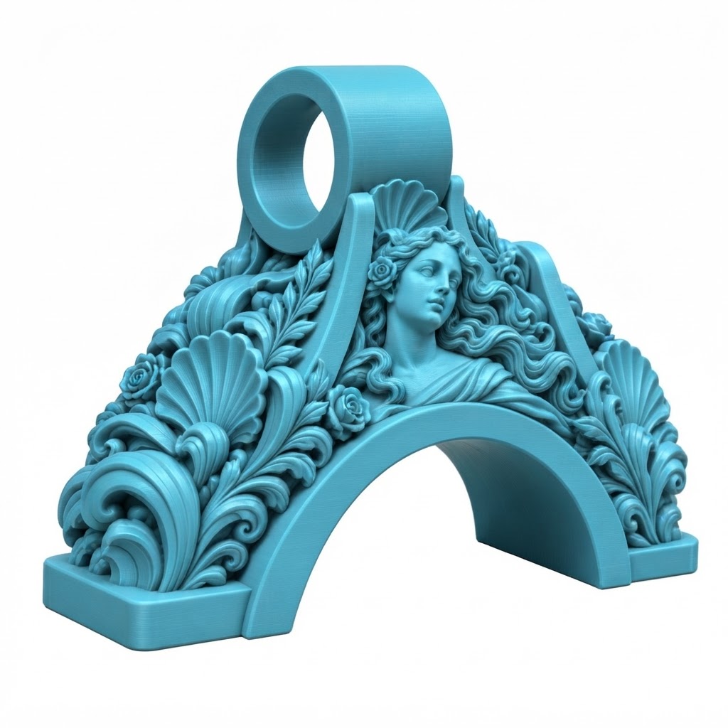 Neoclassical Woman Sculpture free 3D printable STL