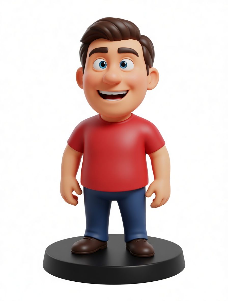 Happy Man Figurine - Free 3D Printable STL File
