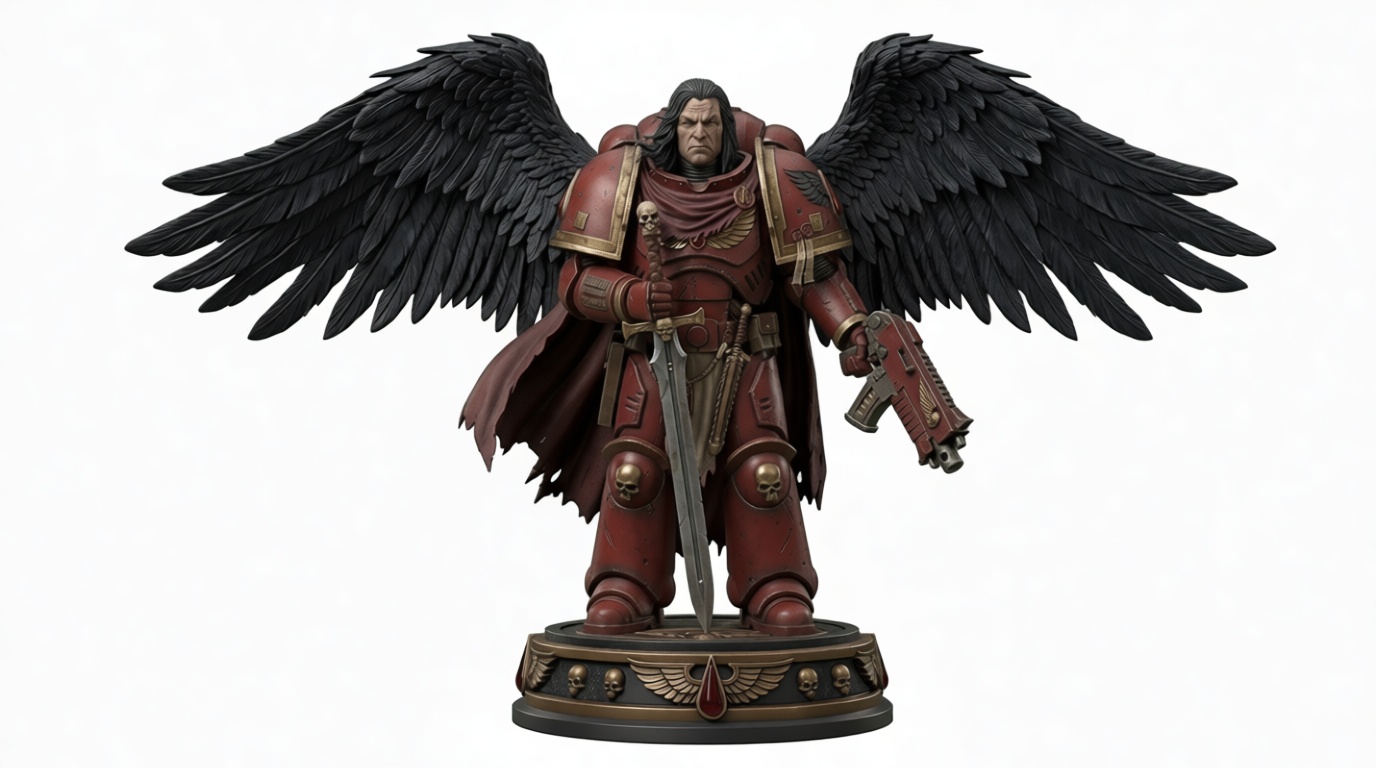 Sanguinius Space Marine Figurine free 3D printable STL