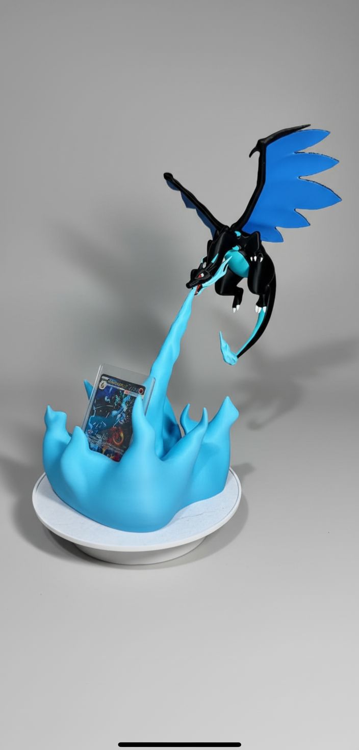 Mega Charizard X Figurine free 3D printable STL