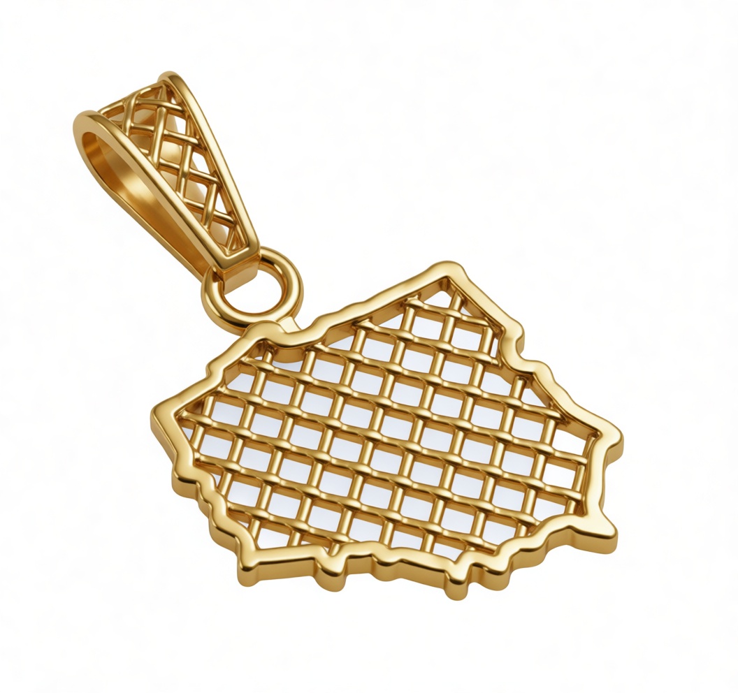 Botswana Map Pendant free 3D printable STL