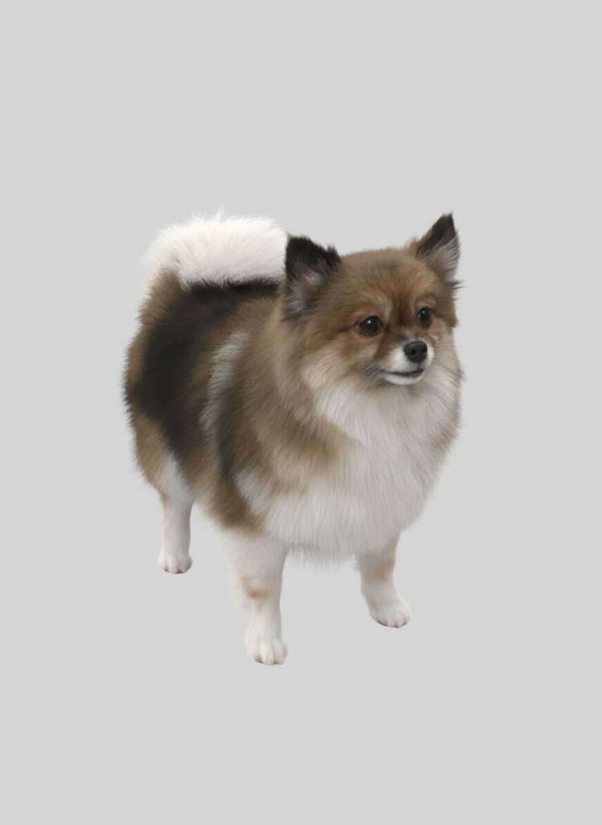 Pomeranian Dog Figurine free 3D printable STL
