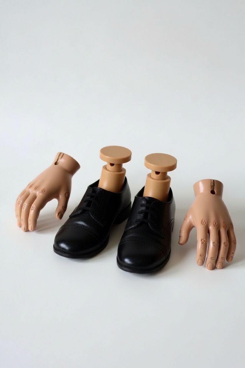 Shoes and Hands Display Set free 3D printable STL