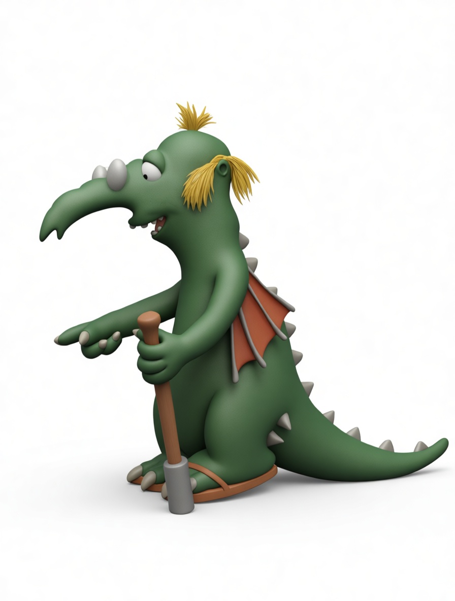 Wally Gator Figurine free 3D printable STL