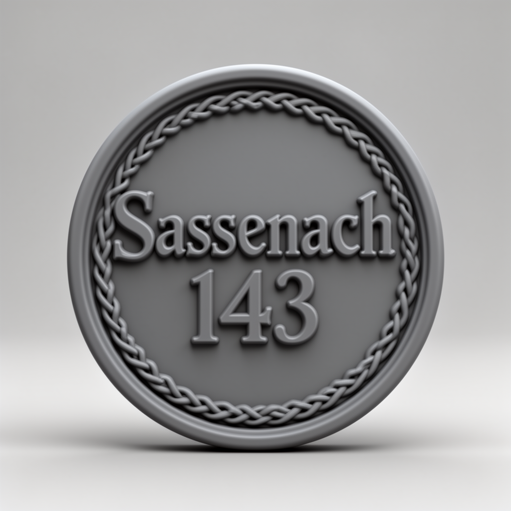 Sassenach 143 Sign free 3D printable STL
