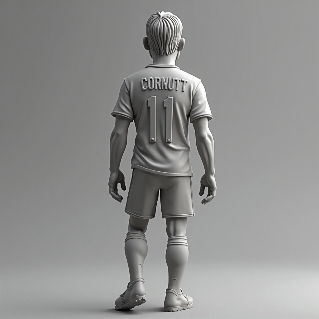 Cornutt Soccer Player Figurine free 3D printable STL