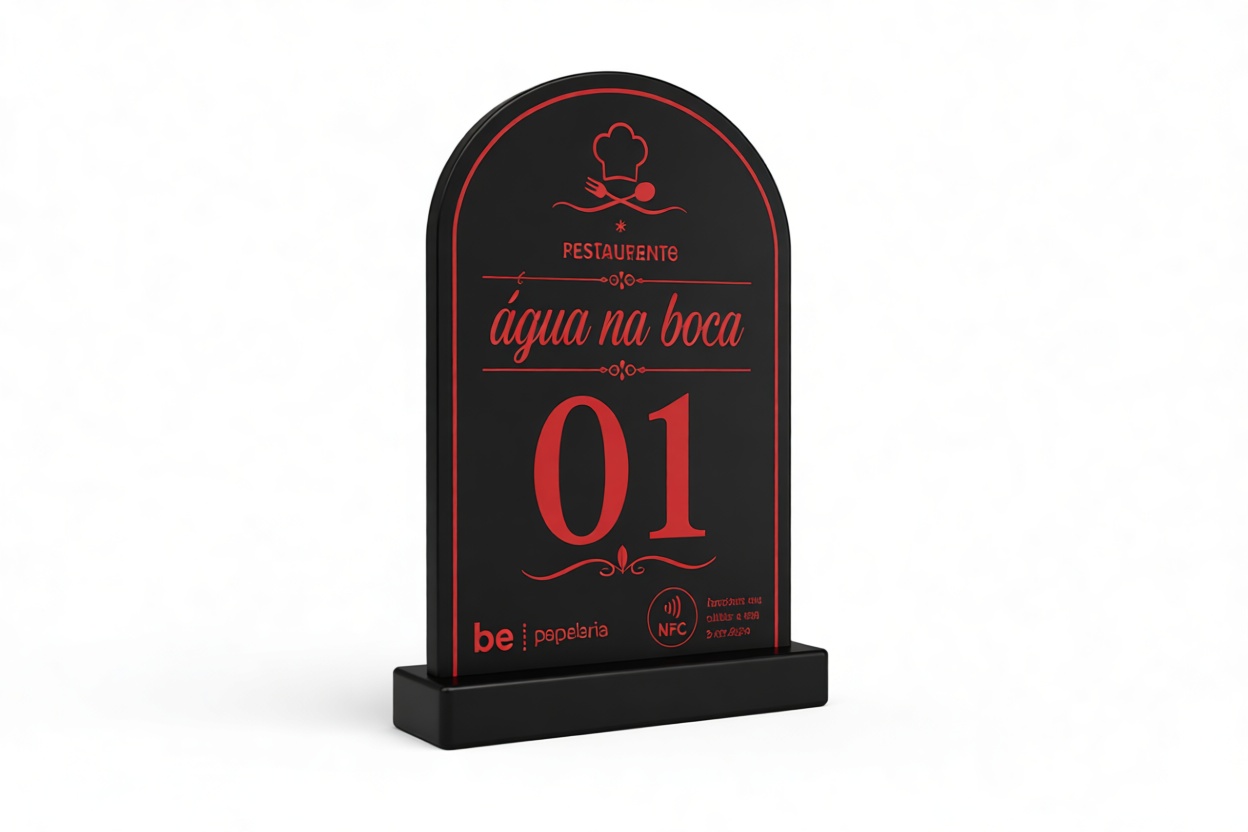 Restaurant Table Number Sign free 3D printable STL