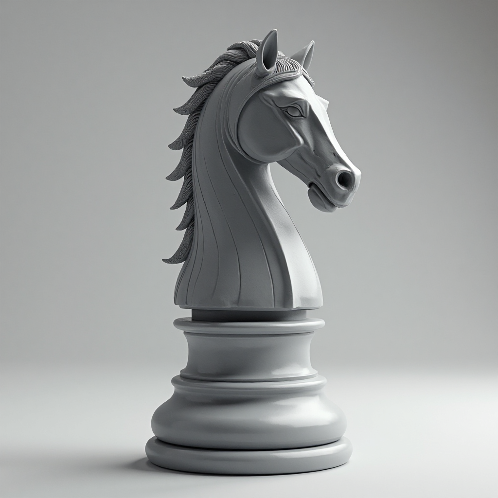 Knight Chess Piece Figurine free 3D printable STL