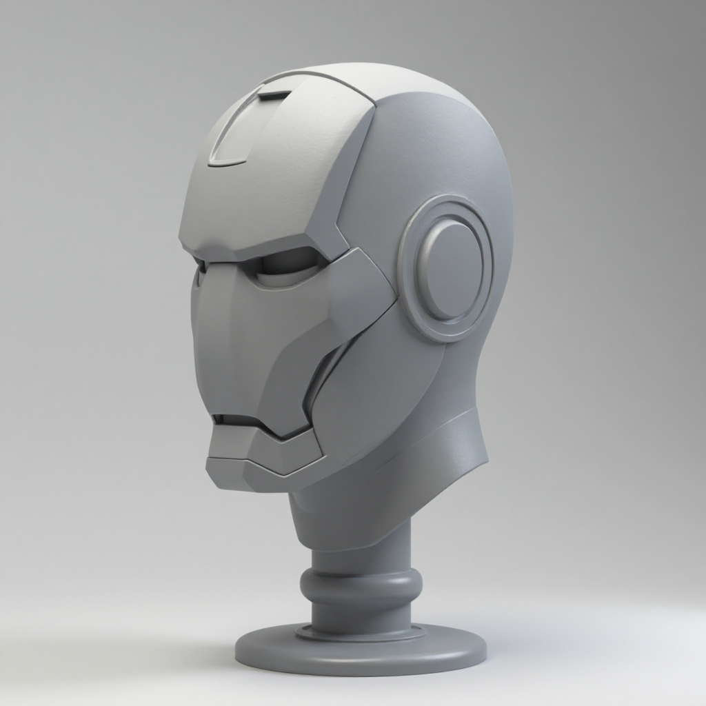 Iron Man Helmet Bust free 3D printable STL