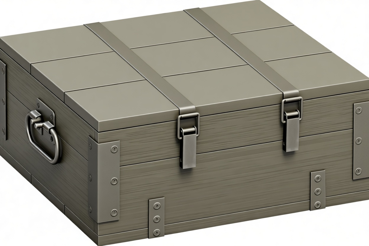 Wooden Military Ammo Crate free 3D printable STL