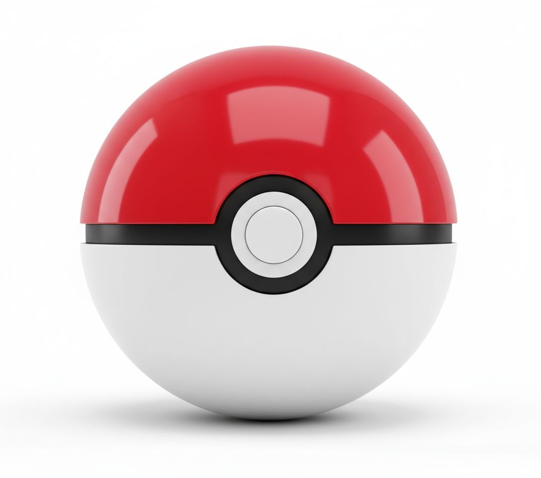 Classic Poké Ball Model free 3D printable STL
