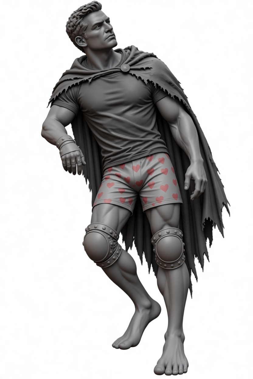 Fantasy Hero Figurine free 3D printable STL