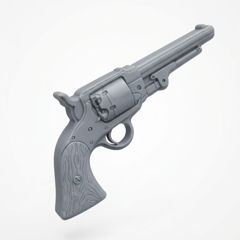 Colt 1851 Navy Revolver Model free 3D printable STL