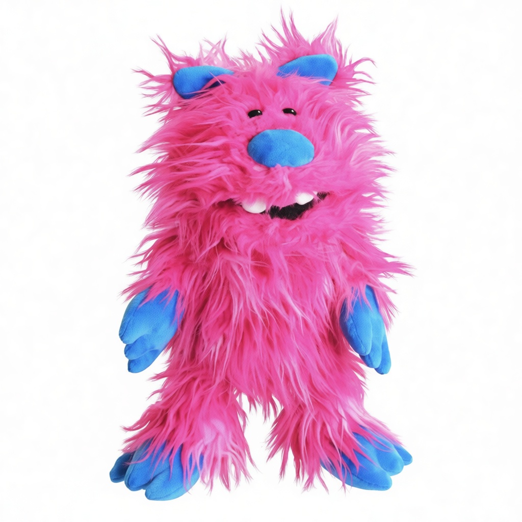 Pink Fuzzy Monster Figurine free 3D printable STL