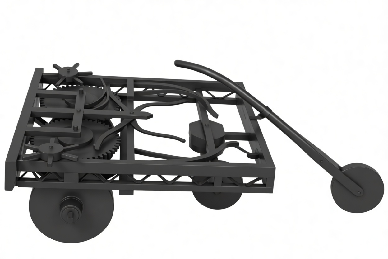 Mechanical Cart Model free 3D printable STL