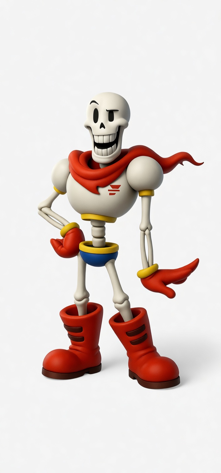 Papyrus Skeleton Figurine free 3D printable STL