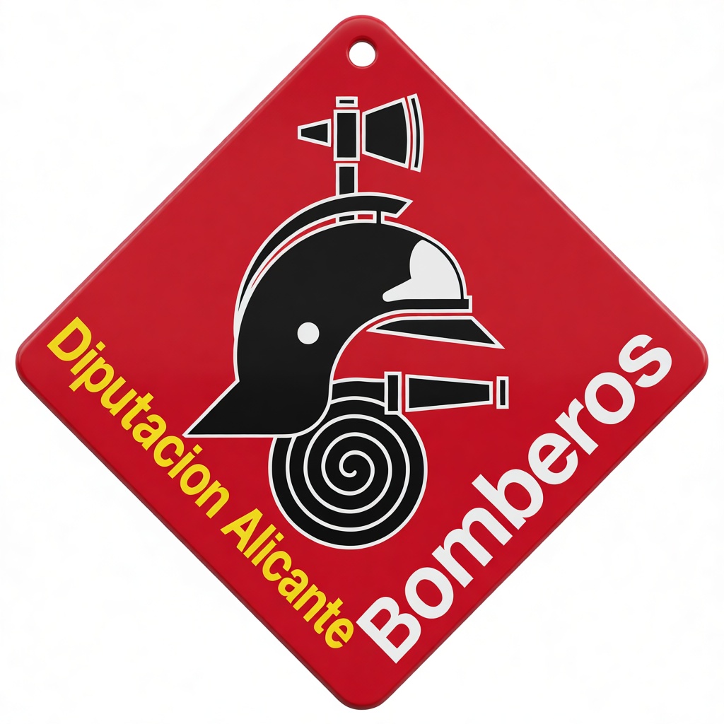 Alicante Firefighters Logo free 3D printable STL