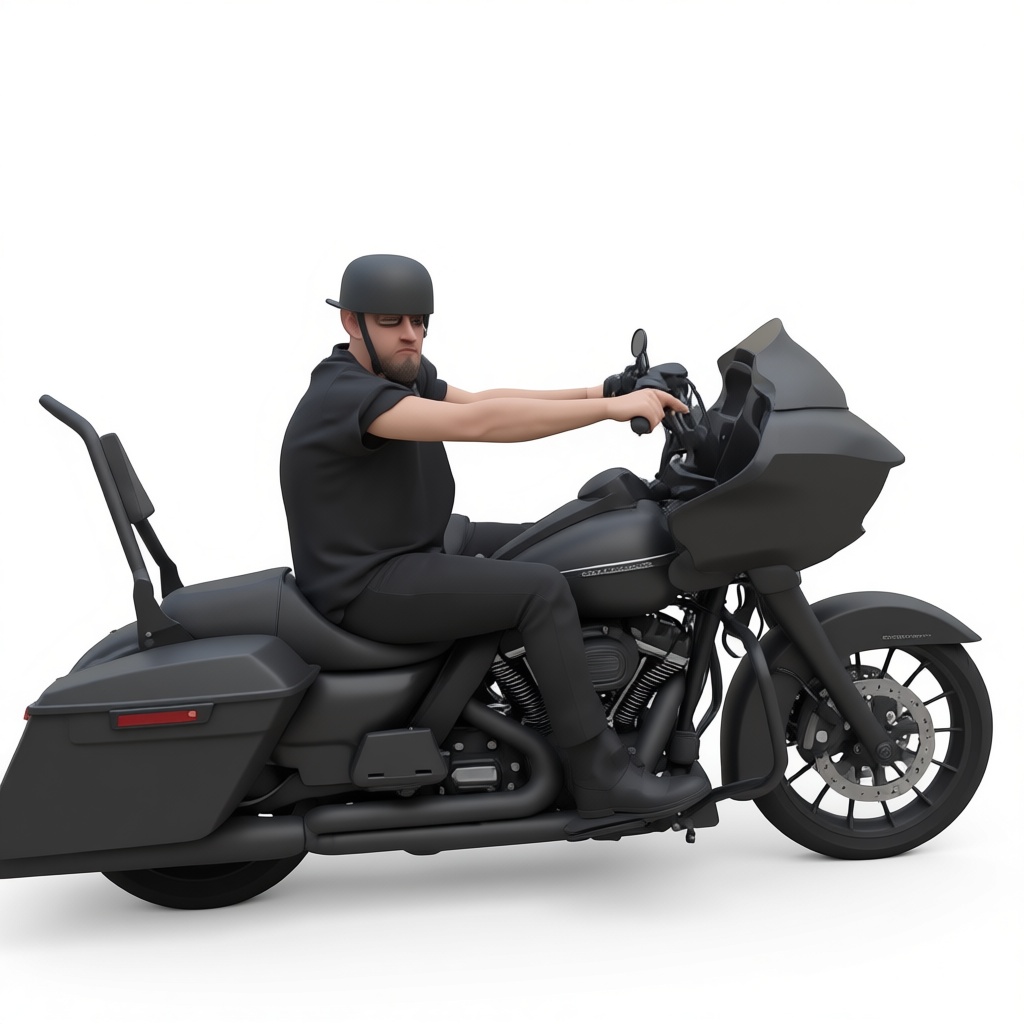 Harley Davidson Road Glide Model free 3D printable STL
