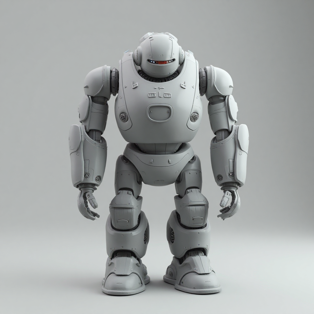 Chunky Robot Figurine free 3D printable STL