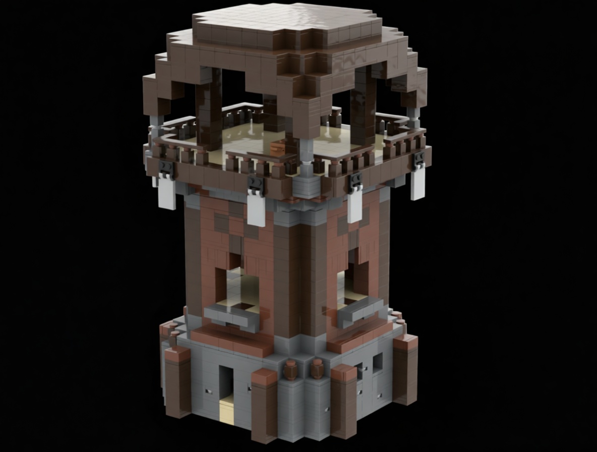 Medieval Watchtower Model free 3D printable STL