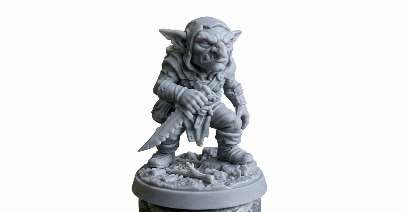 Goblin Rogue Figurine free 3D printable STL