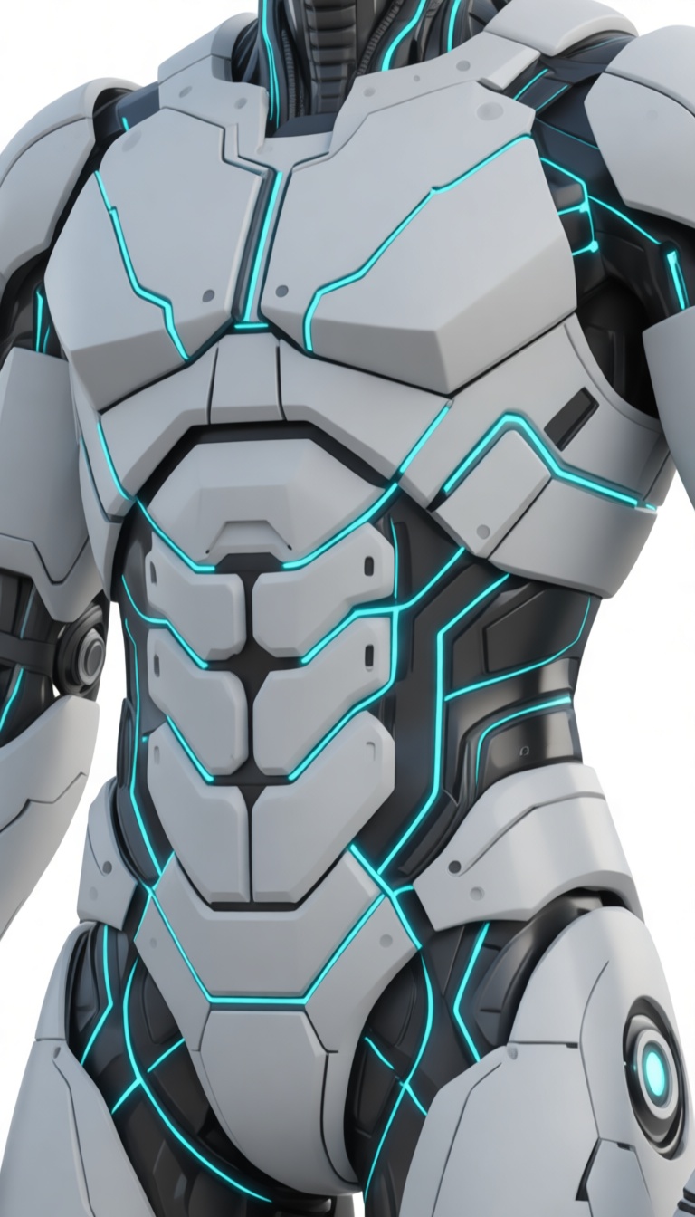 Futuristic Robot Armor free 3D printable STL