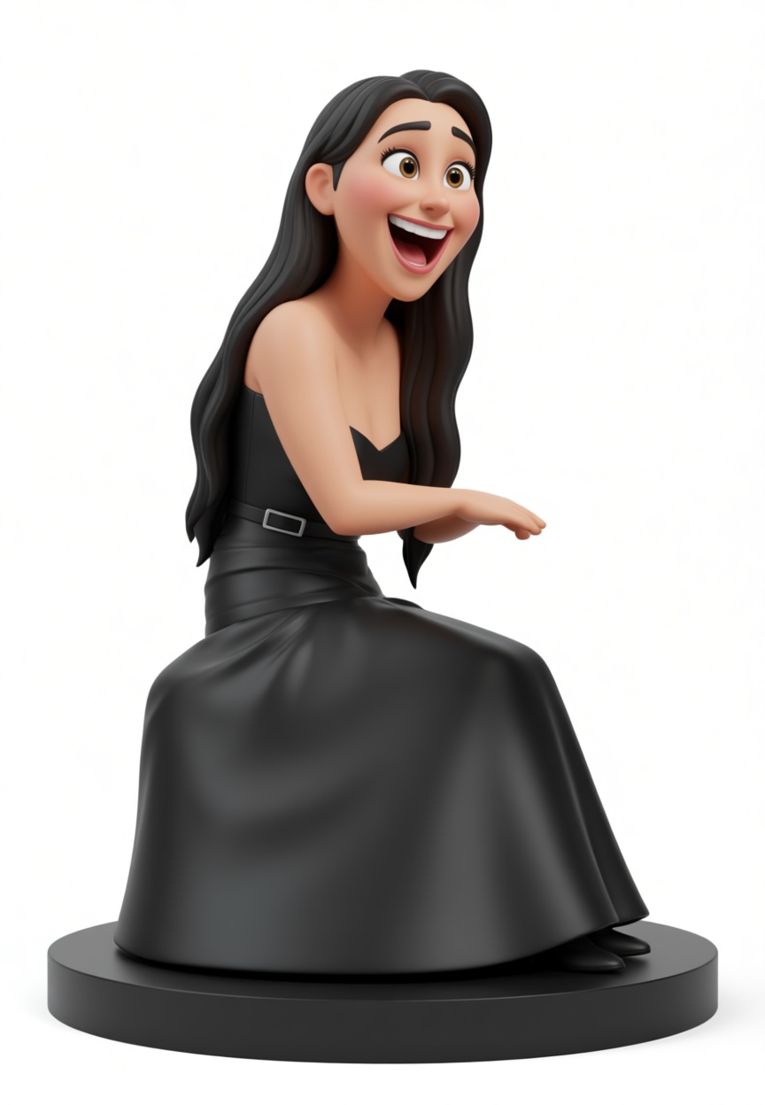 Smiling Woman Figurine free 3D printable STL