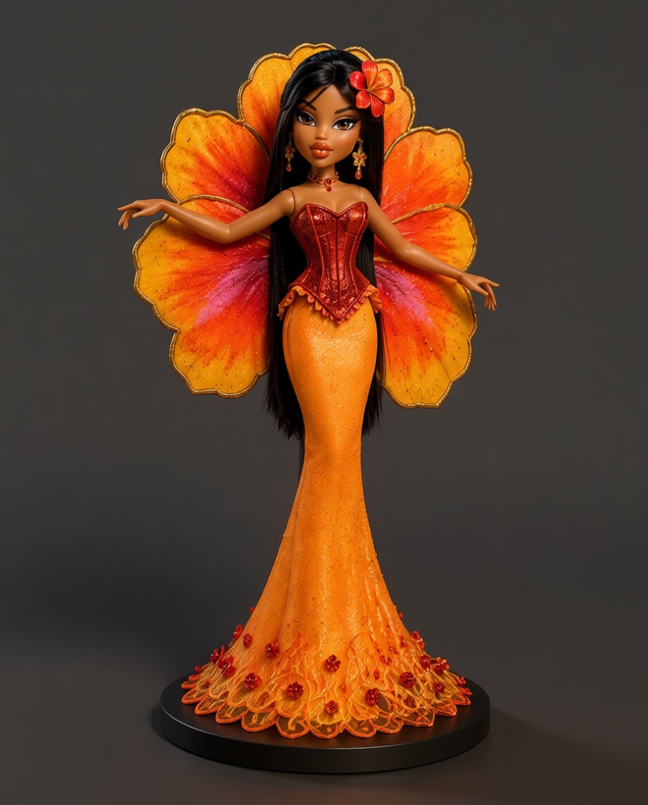 Flower Fairy Figurine free 3D printable STL