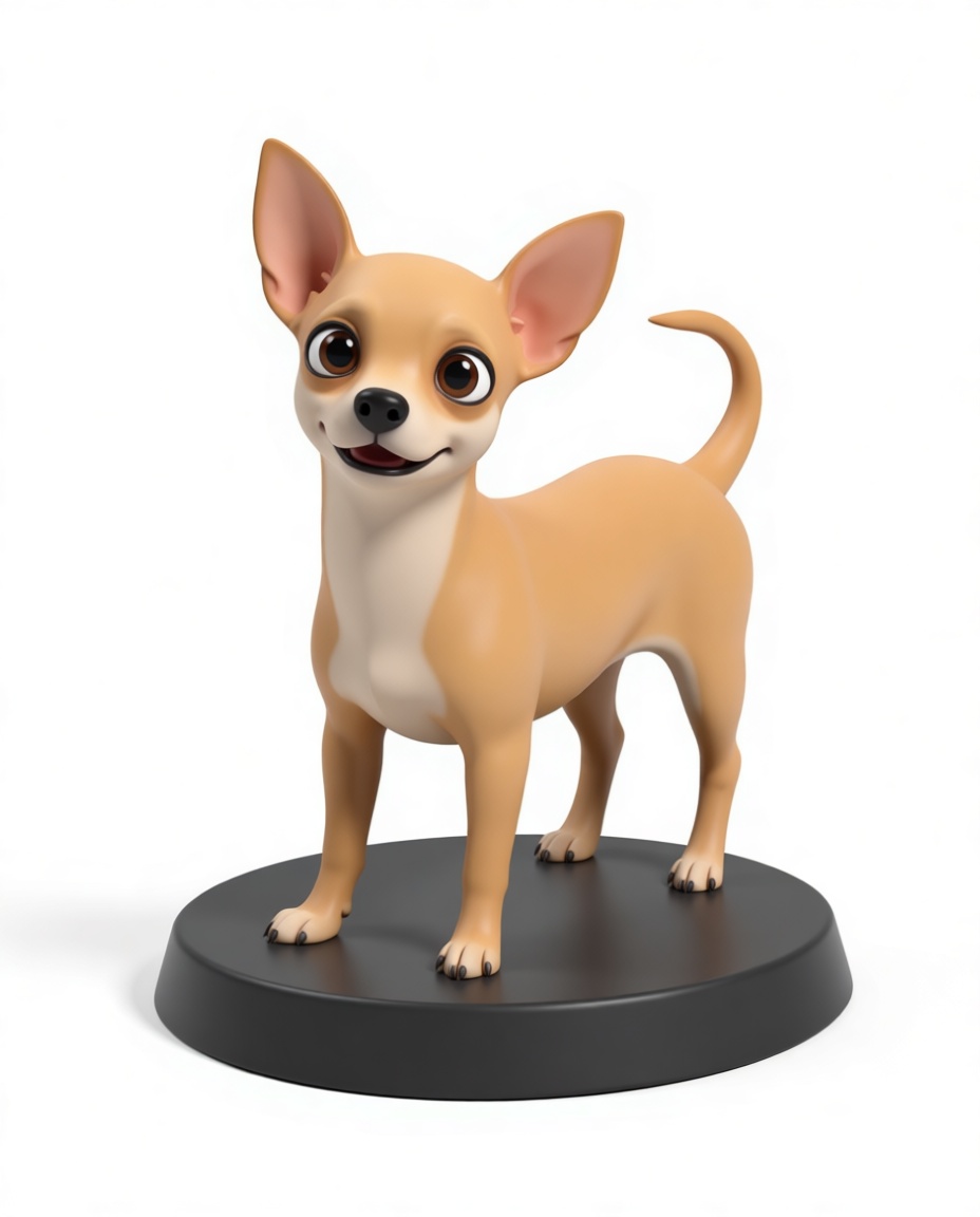 Chihuahua Dog Figurine free 3D printable STL