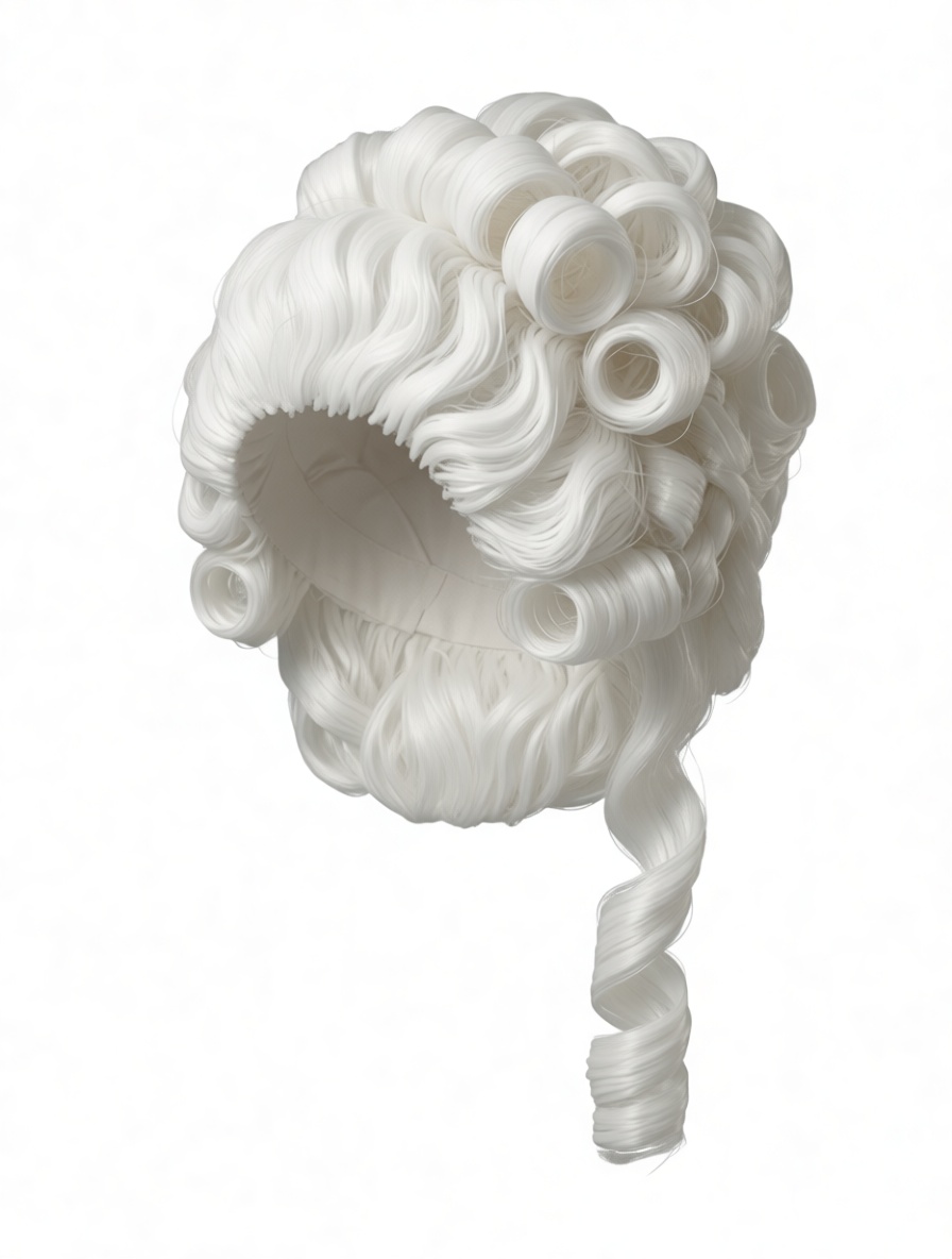 18th Century Judge Wig free 3D printable STL