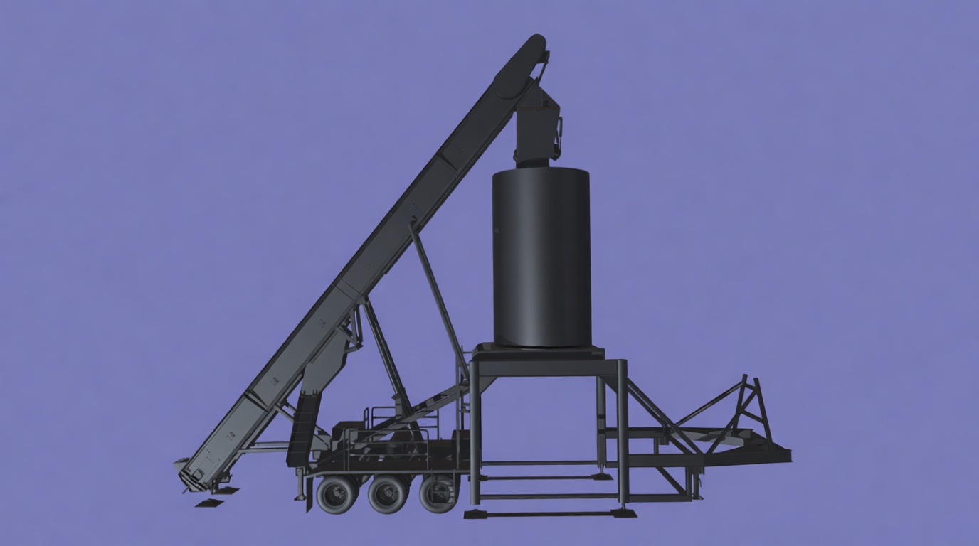 Grain Auger Conveyor Model free 3D printable STL