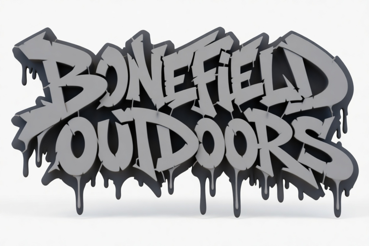 Bonefield Outdoors Logo Sculpture free 3D printable STL