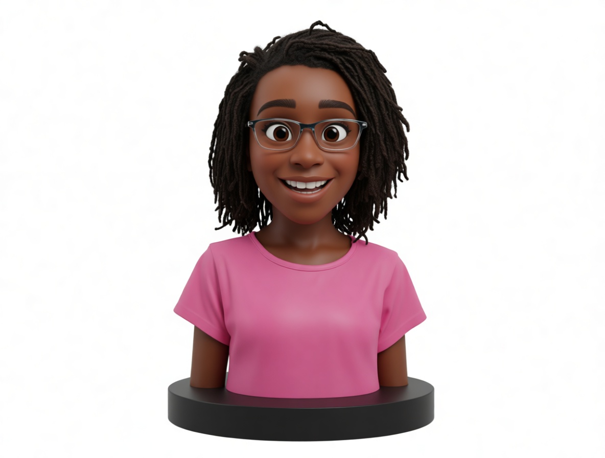 Smiling Woman Bust free 3D printable STL