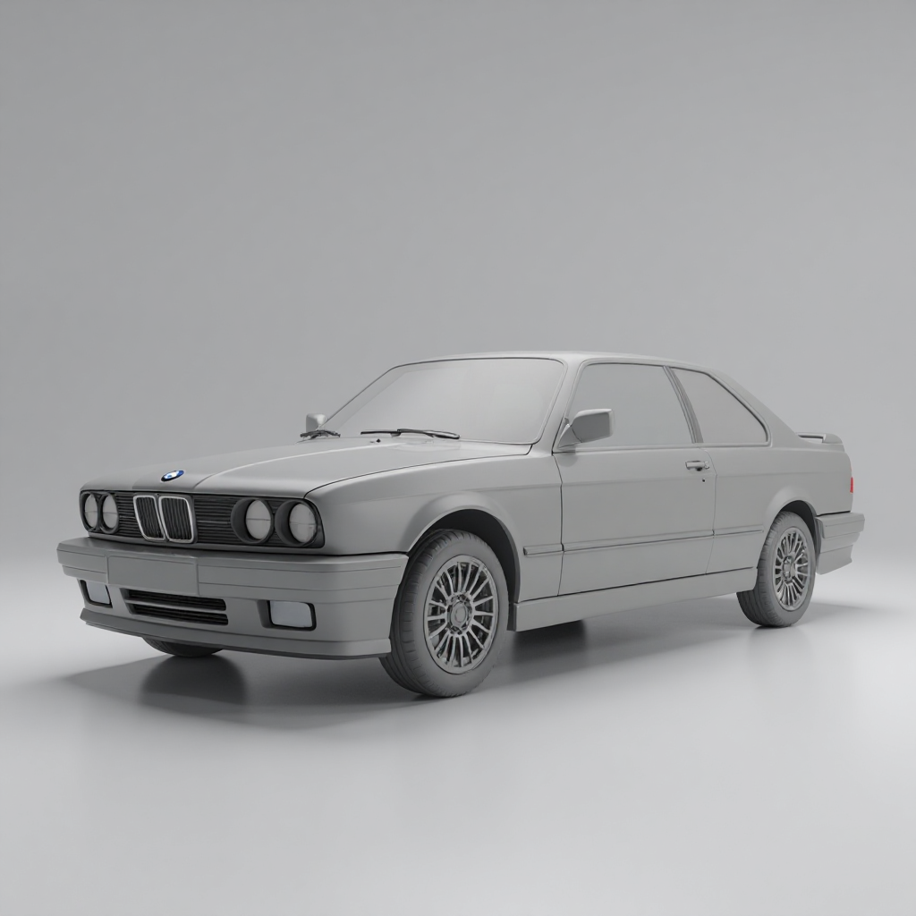 BMW E34 Model free 3D printable STL