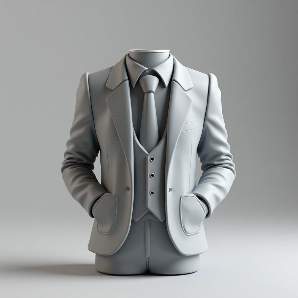 Suit Jacket Tie Koozie free 3D printable STL