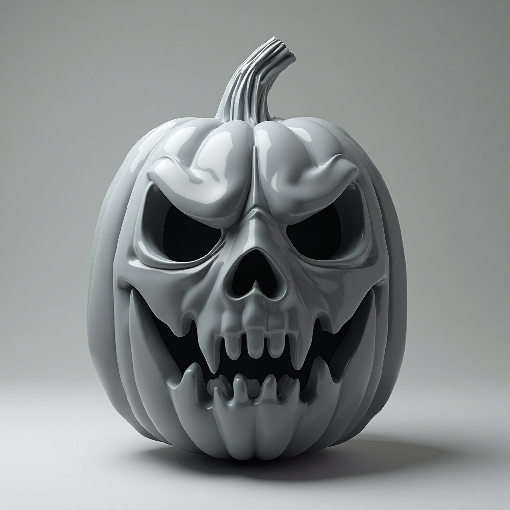 Voronoi Pumpkin Sculpture free 3D printable STL