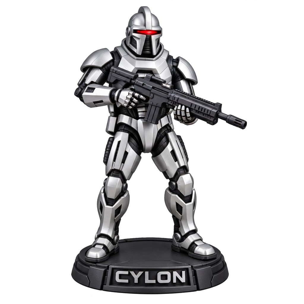 Cylon Centurion Figurine free 3D printable STL