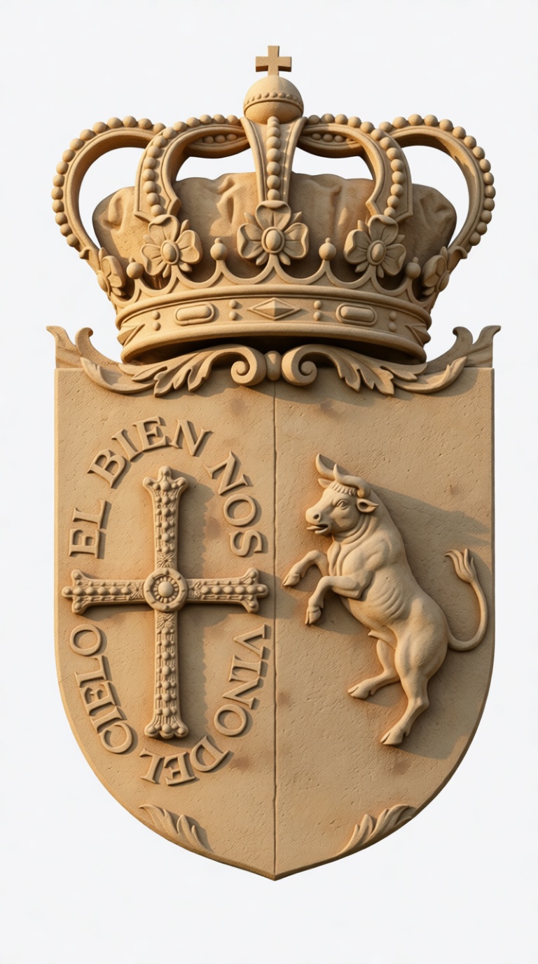 Spanish Coat of Arms Relief free 3D printable STL