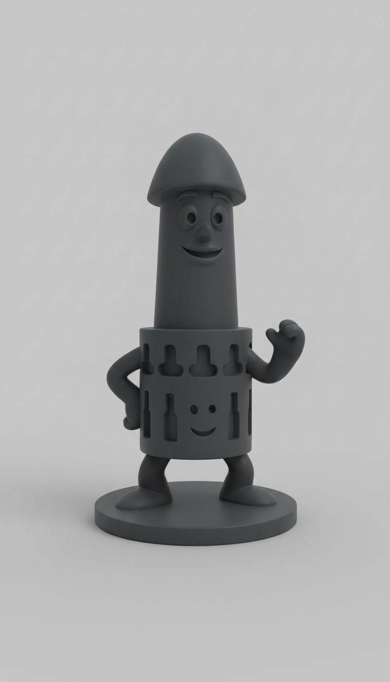 Penis Character Figurine free 3D printable STL