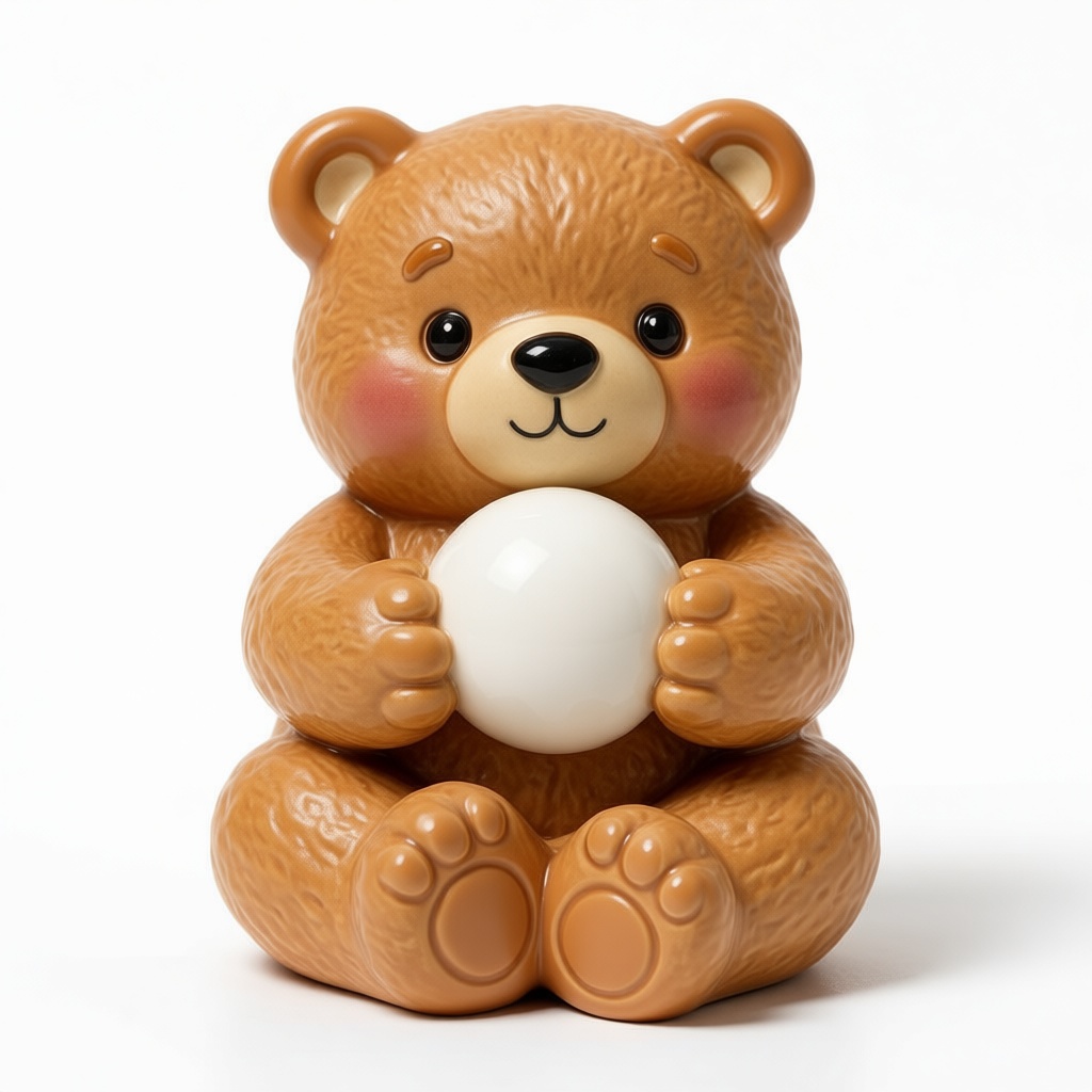 Brown Teddy Bear Figurine free 3D printable STL