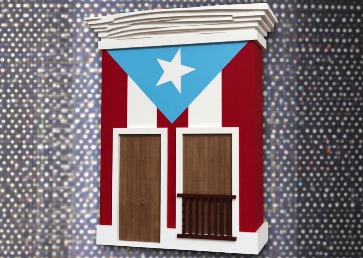 Puerto Rican Flag Mural Model free 3D printable STL