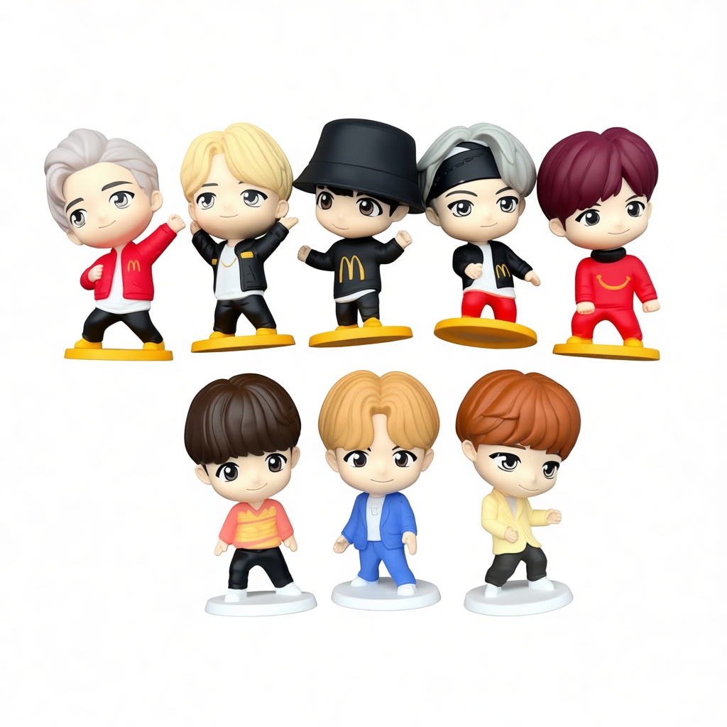 BTS Chibi Figurines free 3D printable STL