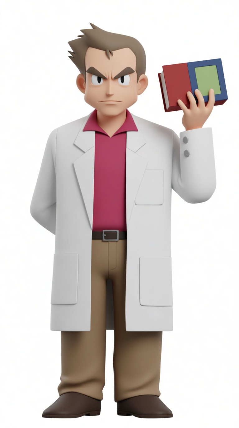 Professor Oak Figurine free 3D printable STL
